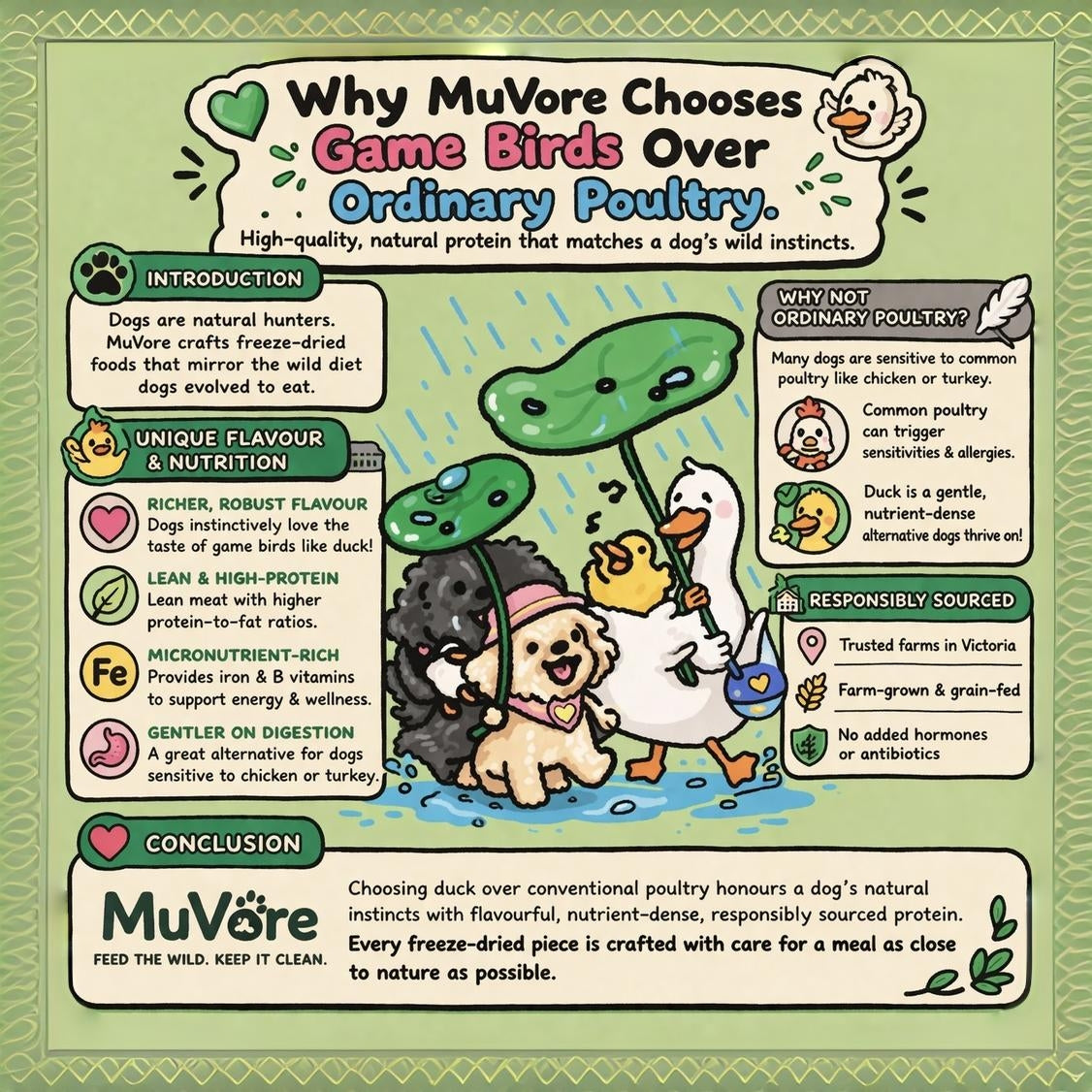 Why MuVore Chooses Game Birds Over Ordinary Poultry