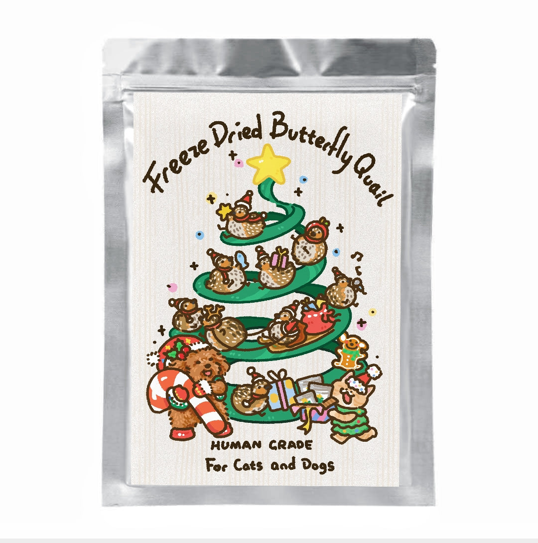 Freeze Dried Butterfly Quail